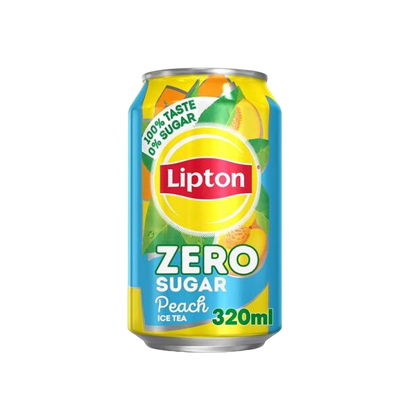 ICE TEA LIPTON PEACH  ZERO 320